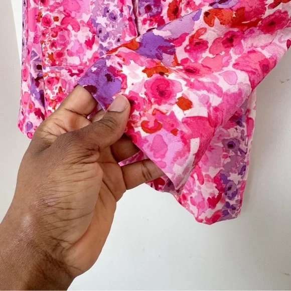 Pink floral blazer - Picture 14 of 15